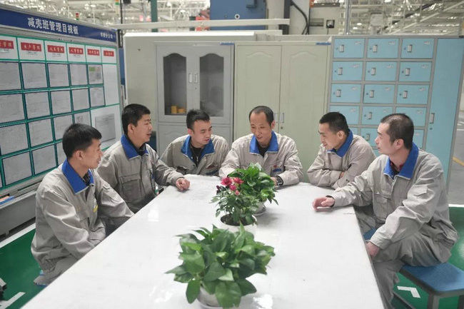 Shanghai Rotorcomp Screw Compressor Co., Ltd linha de produção do fabricante