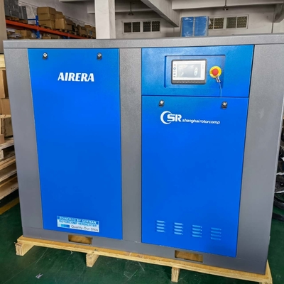 Acoplamento de parafuso Conduzindo Compressor de ar sem fio Controlador colorido tocável