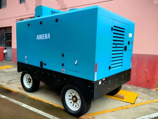 Compressor de parafuso a motor diesel de temperatura -40°C a 55°C