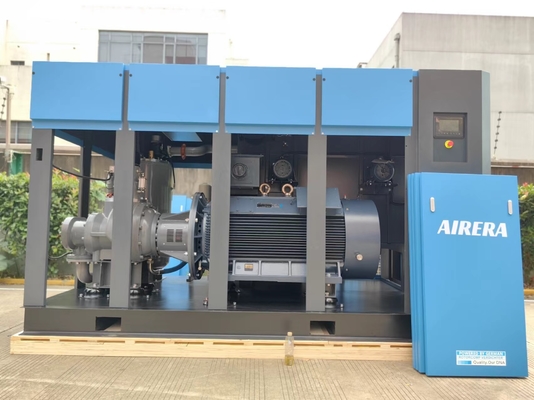Compressor de ar de parafuso elétrico 0,5-85 M3/min Capacidade Delta Start PLC Control 68-84dB Nível de ruído