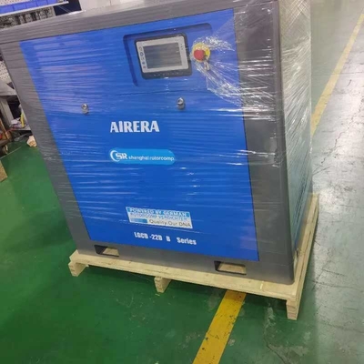 Eficiência do compressor de parafuso industrial VSD acionado diretamente