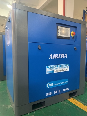 Compressor de parafuso elétrico LGCD-15KW com controlador inteligente