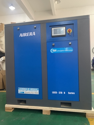 LGCD-37KW Compressor de refrigeração de ar de parafuso rotativo elétrico Tipo de refrigeração de ar de correia Fluxo de ar de refrigeração acionado 4800M3/h
