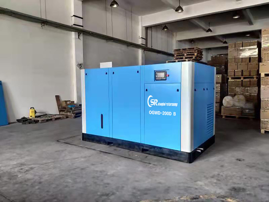 CLASSE-0 Compressor de ar de parafuso silencioso refrigerado a ar, sem óleo, para produção farmacêutica