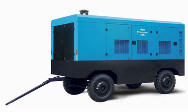 Compressor diesel rebocador 610Cfm 190Psi do parafuso para o martelo do equipamento de perfuração DTH