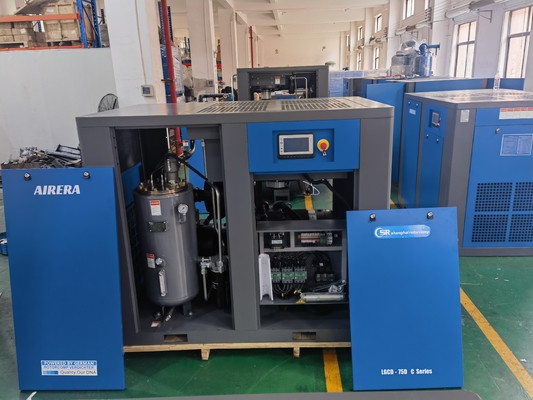 Shanghai Rotorcomp LGCD-75DC Compressor de ar de resfriamento do ar parafusos com Max.Pressão de trabalho 0,7-1,3 MPA e 3,60-2,40 M3/Min livre de entrega de ar