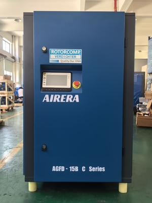Shanghai Rotorcomp AGFD-15B C Compressor de ar a parafuso de arrefecimento de ar industrial