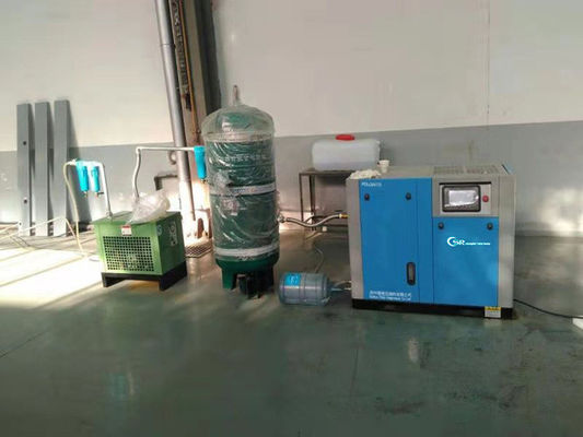 Tipo giratório livre compressor do parafuso do óleo 10.0m3/min 100L