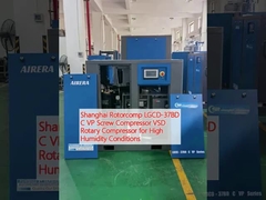 Shanghai Rotorcomp LGCD-37BD C VP Compressor de parafuso VSD Compressor rotativo para condições de alta umidade