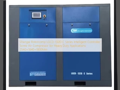 Compressor de ar de parafuso com controlador inteligente da série C Shangai Rotorcomp LGCD-132D para aplicações pesadas 2540×1640×1800mm